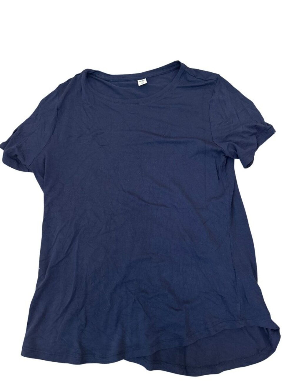 Old Navy Luxe Navy Blue Womens T-Shirt SM Soft Short Sleeve Scoop Neck Casual